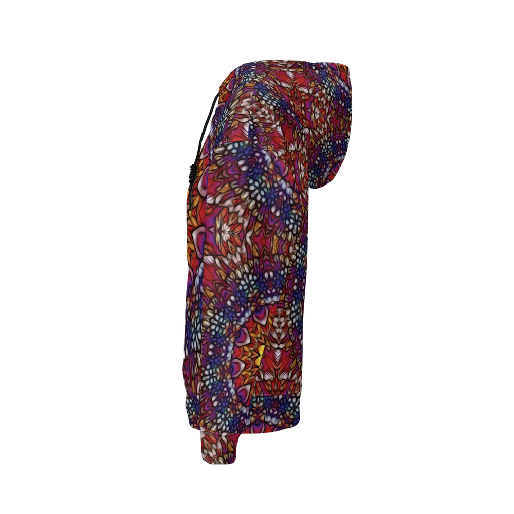 Blue red Purple Kaleidoscope Women’s Relaxed Fit Hoodie