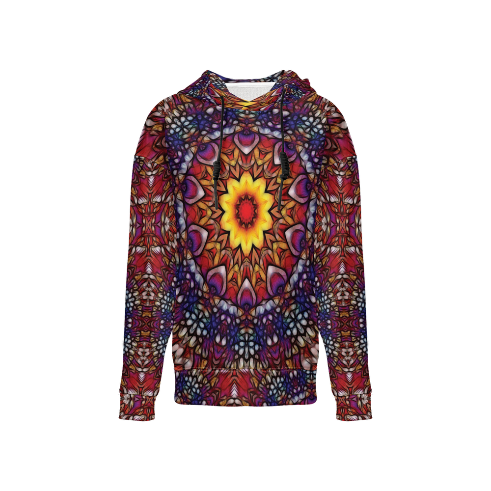 Blue red Purple Kaleidoscope Women’s Relaxed Fit Hoodie