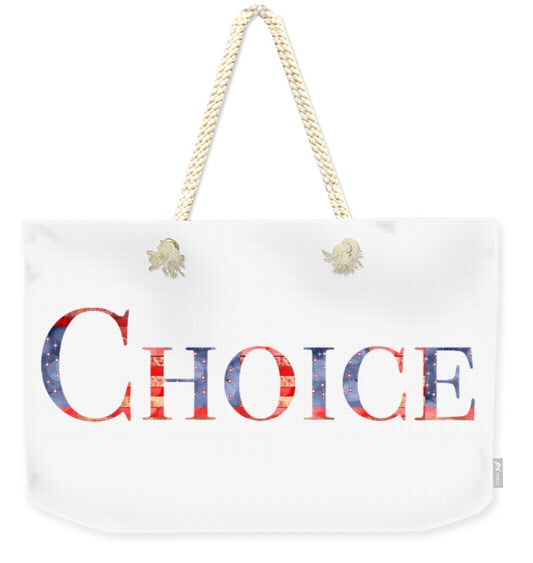 Pro Choice - Weekender Tote Bag