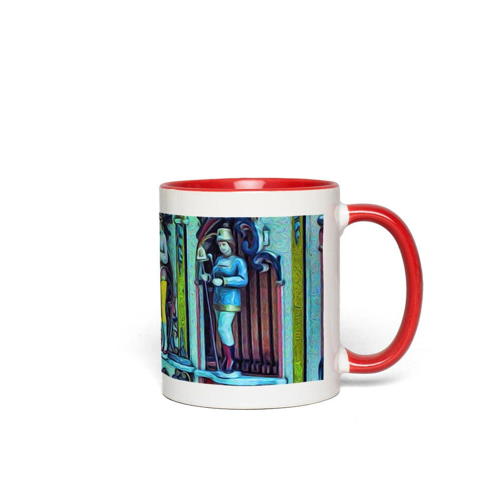 Vintage Travel Music Cart at Netherlands Accent Mugs