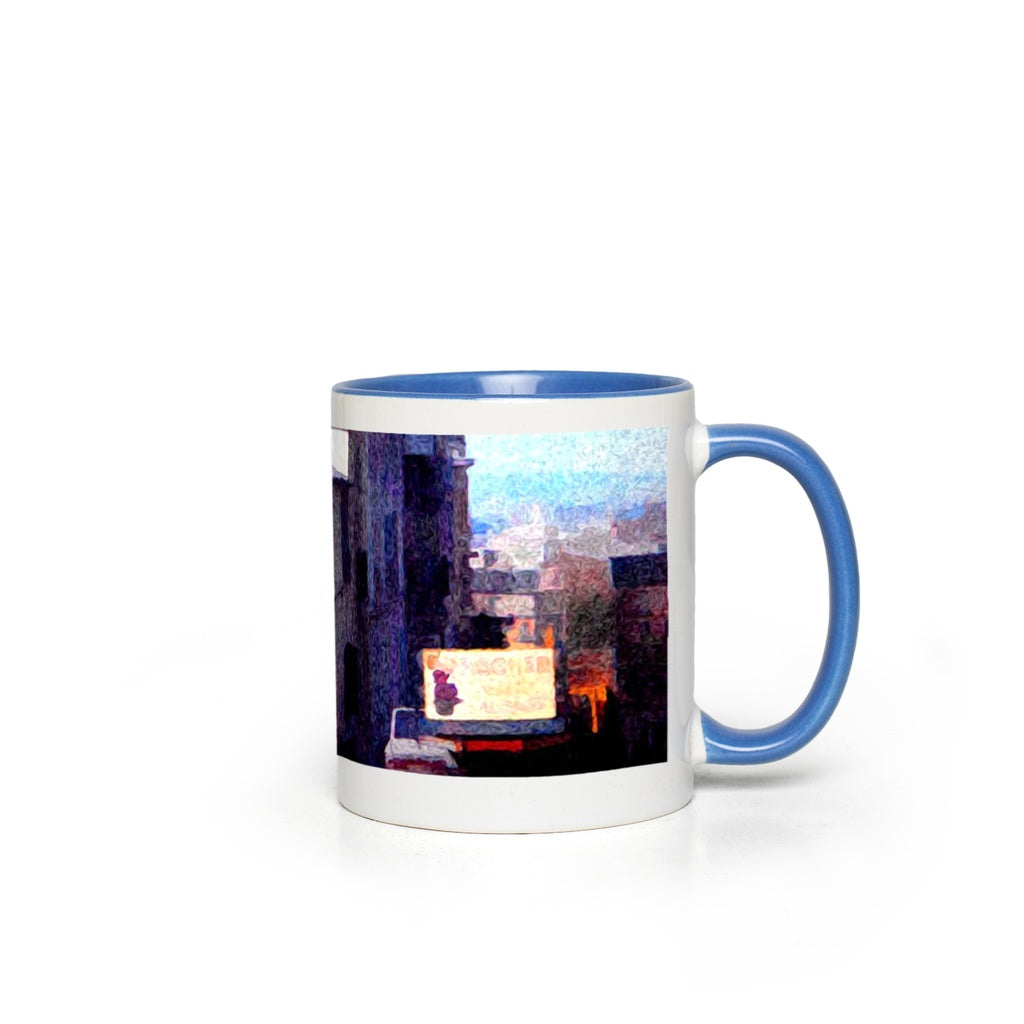 Vintage French Cafe Accent Mugs