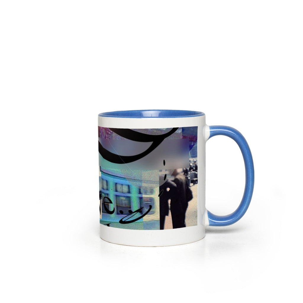 Love To take The Train Vintage Travel Accent Mugs