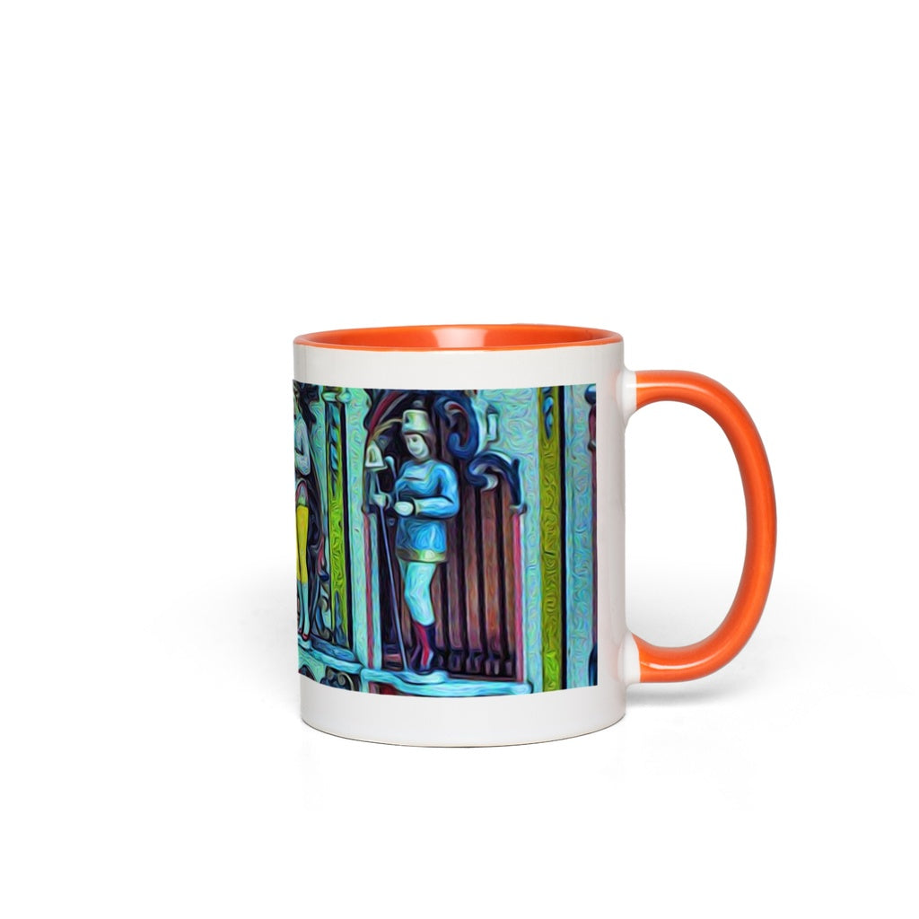Vintage Travel Music Cart at Netherlands Accent Mugs