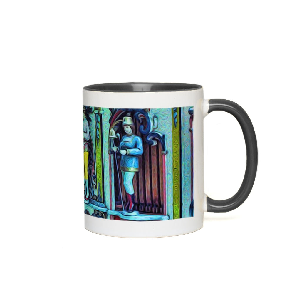 Vintage Travel Music Cart at Netherlands Accent Mugs