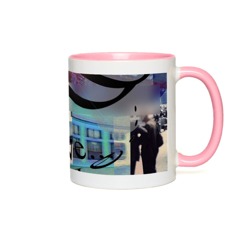 Love To take The Train Vintage Travel Accent Mugs