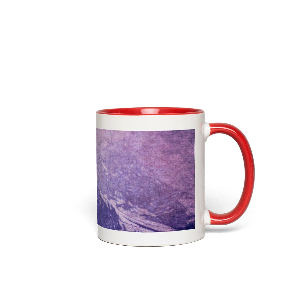Mountains Distant Vintage Travel Accent Mugs