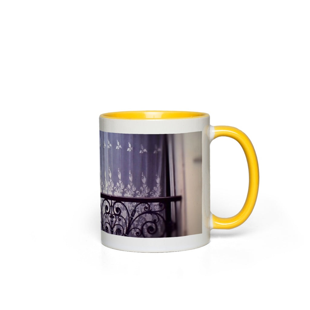 Cat on a French Balcony 1967 Accent Mugs