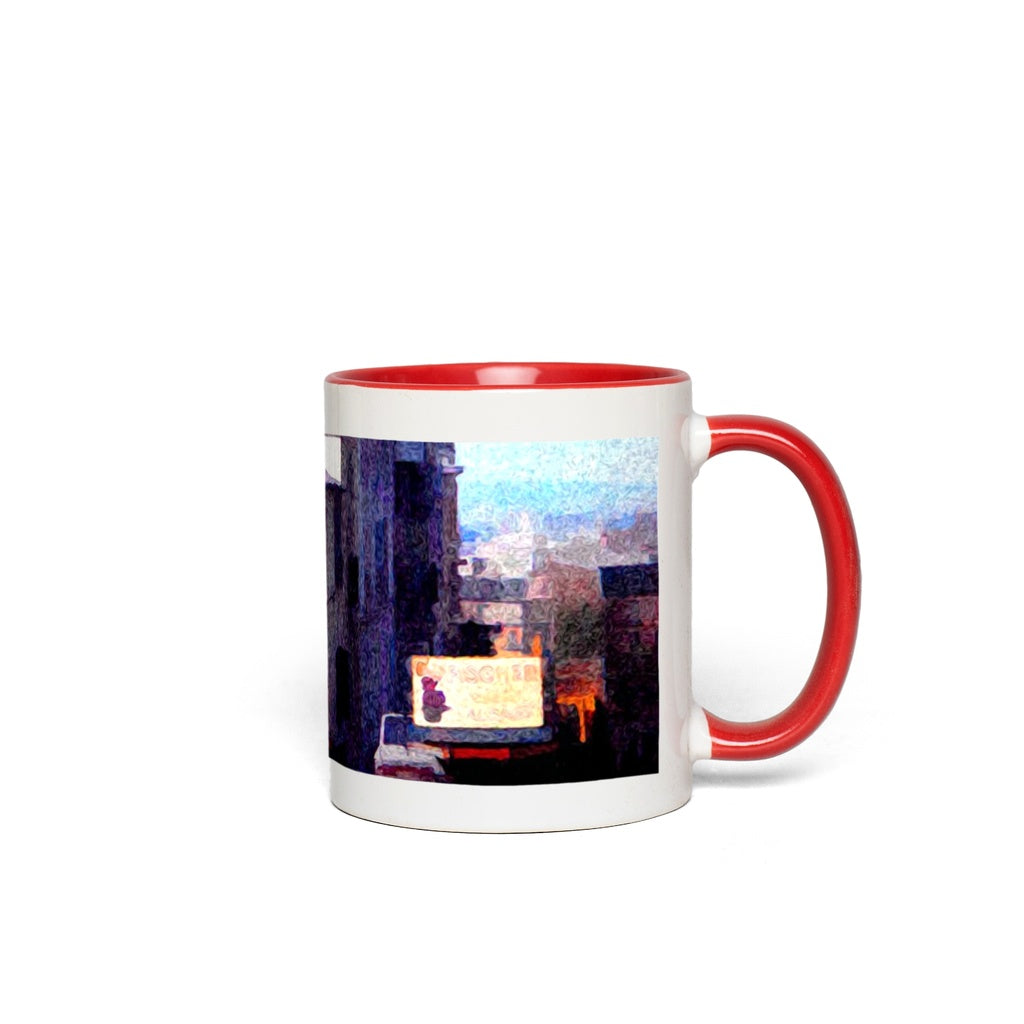 Vintage French Cafe Accent Mugs