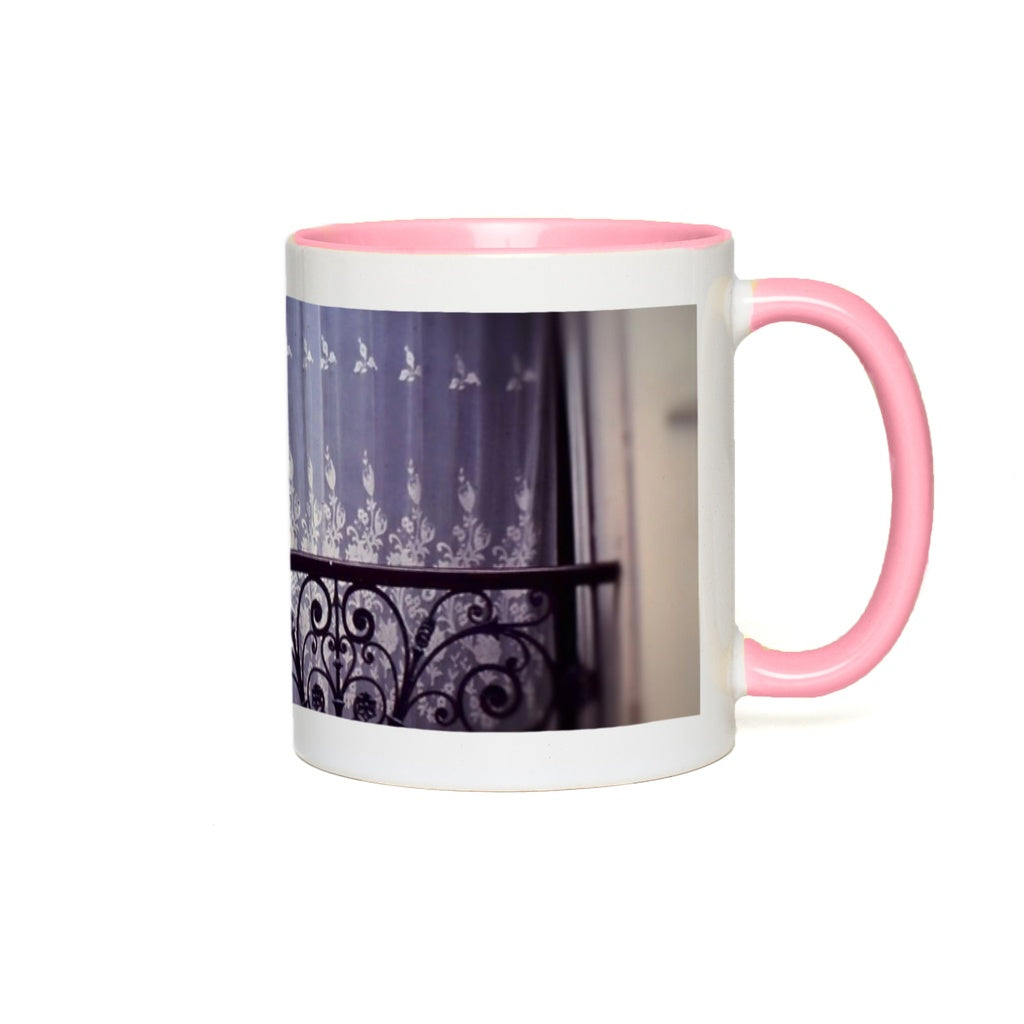 Cat on a French Balcony 1967 Accent Mugs
