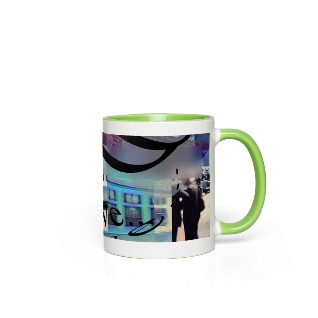 Love To take The Train Vintage Travel Accent Mugs