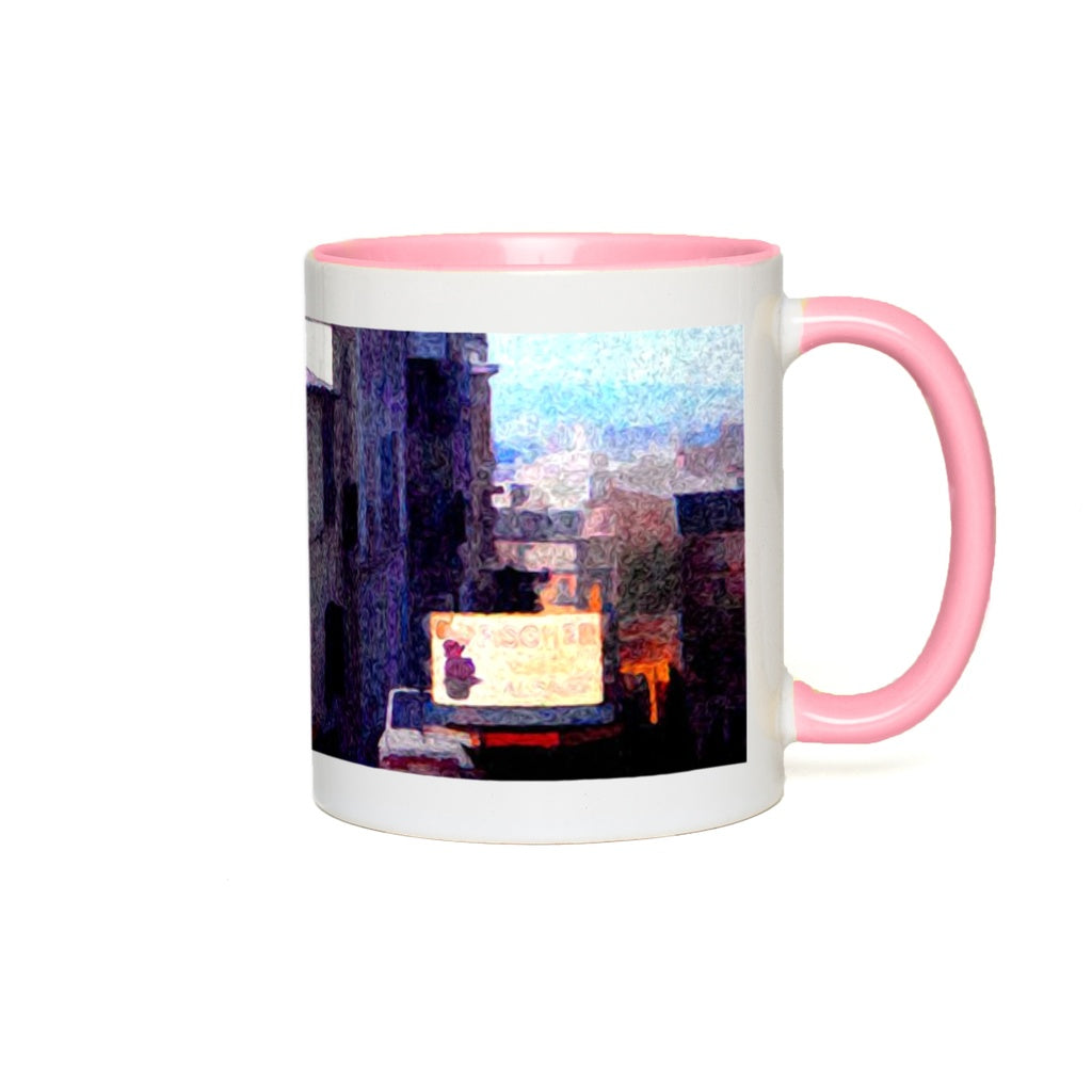 Vintage French Cafe Accent Mugs