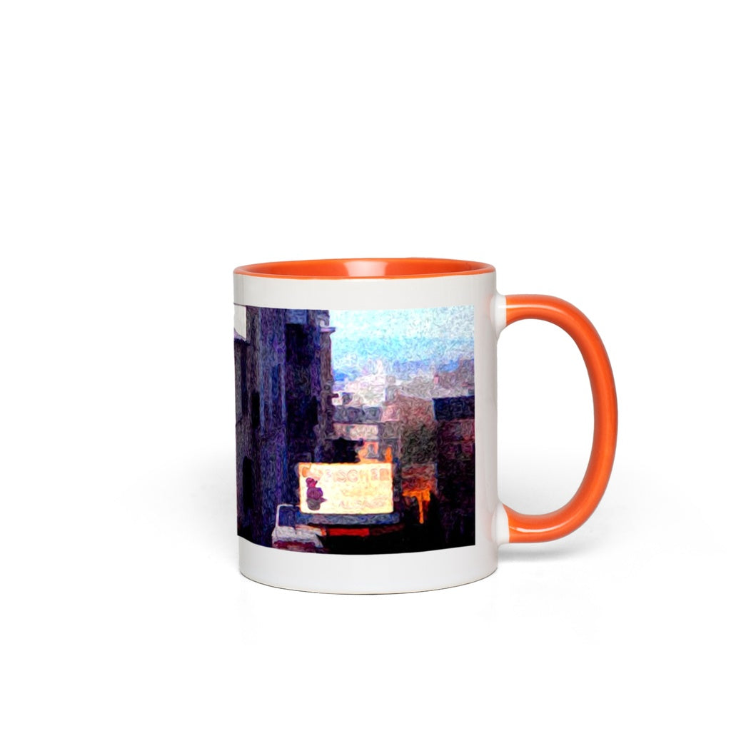 Vintage French Cafe Accent Mugs