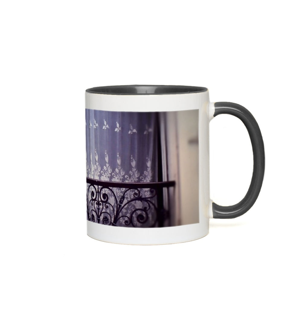 Cat on a French Balcony 1967 Accent Mugs