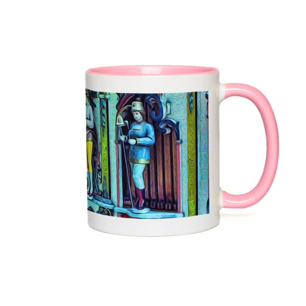 Vintage Travel Music Cart at Netherlands Accent Mugs