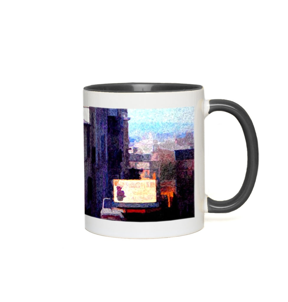 Vintage French Cafe Accent Mugs