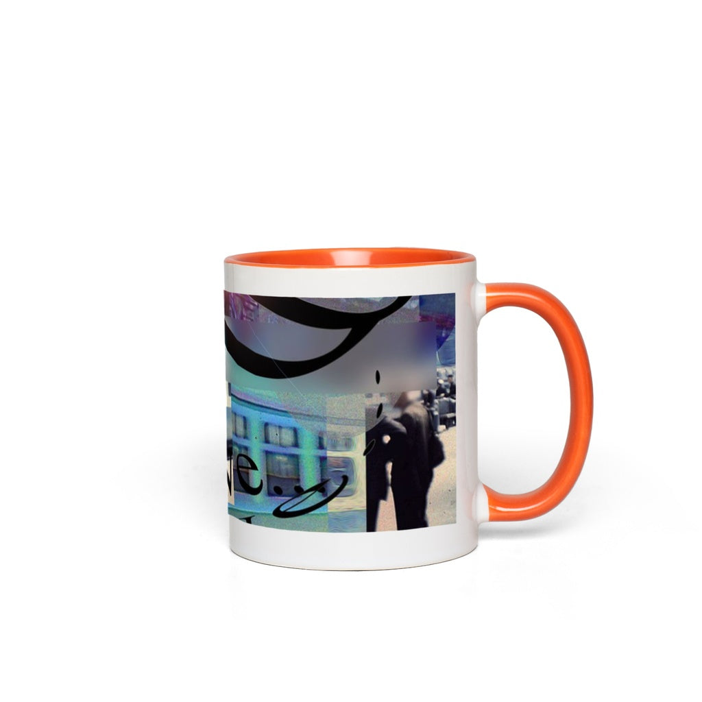 Love To take The Train Vintage Travel Accent Mugs