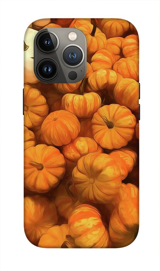 Pumpkins Tiny Gourds Pile - Phone Case