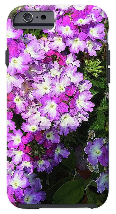 Purple and White Flowers - Phone Case
