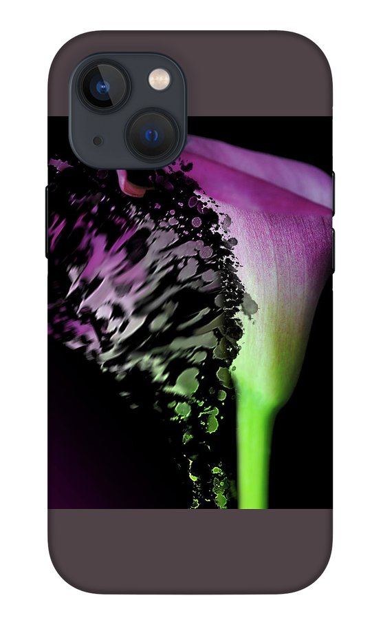Purple Calla Lily Departs - Phone Case