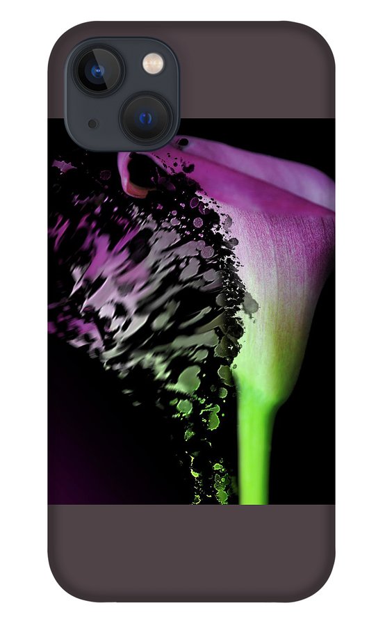 Purple Calla Lily Departs - Phone Case