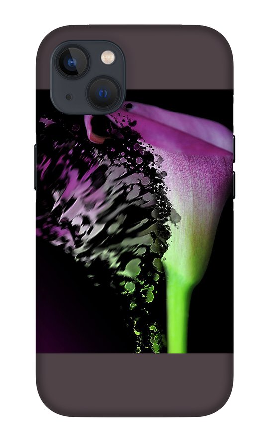 Purple Calla Lily Departs - Phone Case