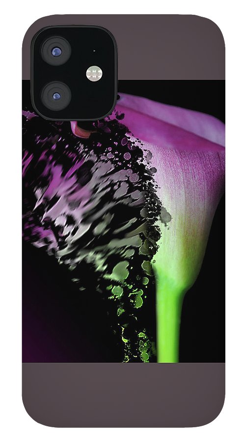 Purple Calla Lily Departs - Phone Case