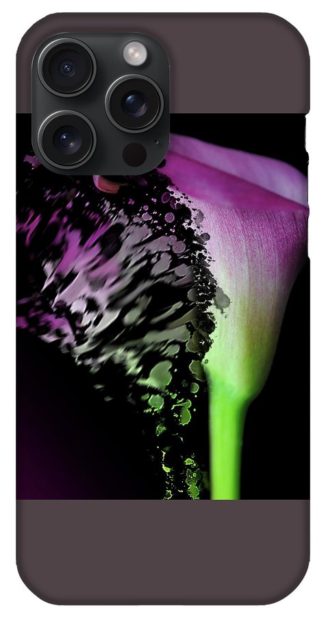Purple Calla Lily Departs - Phone Case
