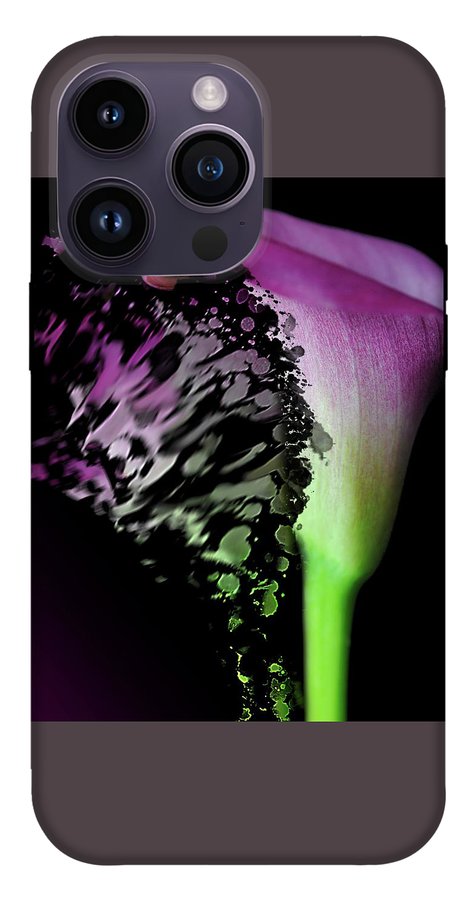 Purple Calla Lily Departs - Phone Case