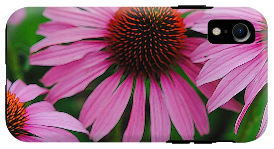 Purple Cone Flowers - Phone Case