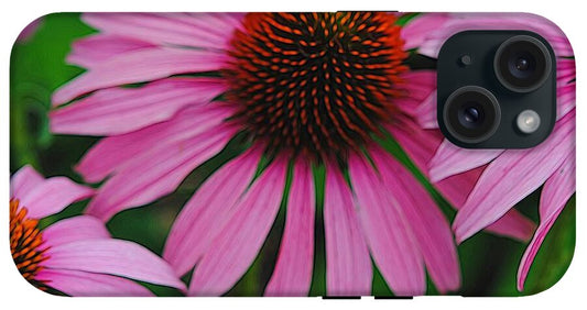 Purple Cone Flowers - Phone Case