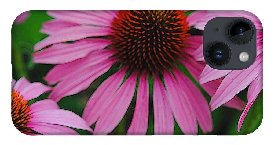 Purple Cone Flowers - Phone Case