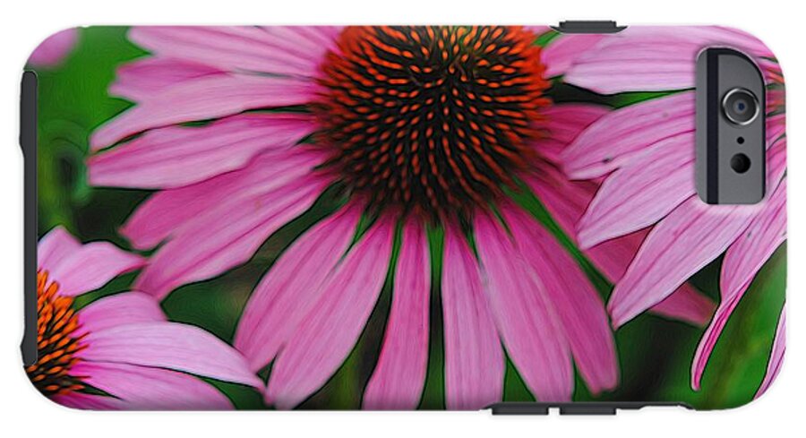 Purple Cone Flowers - Phone Case