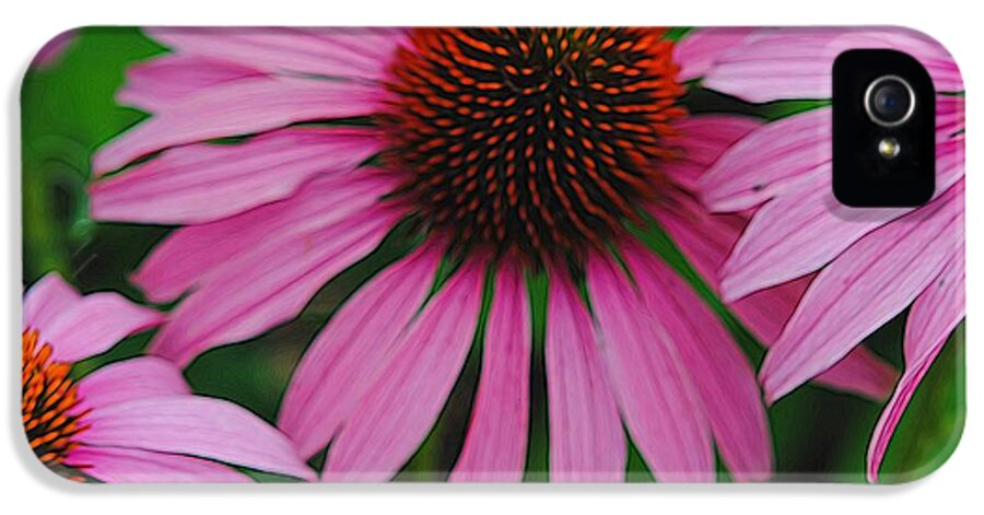 Purple Cone Flowers - Phone Case