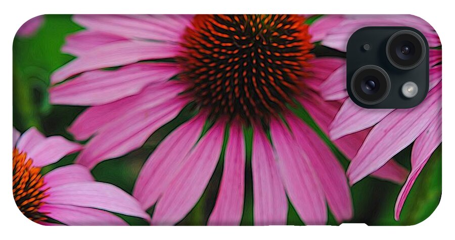 Purple Cone Flowers - Phone Case