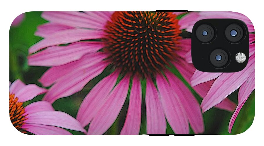Purple Cone Flowers - Phone Case