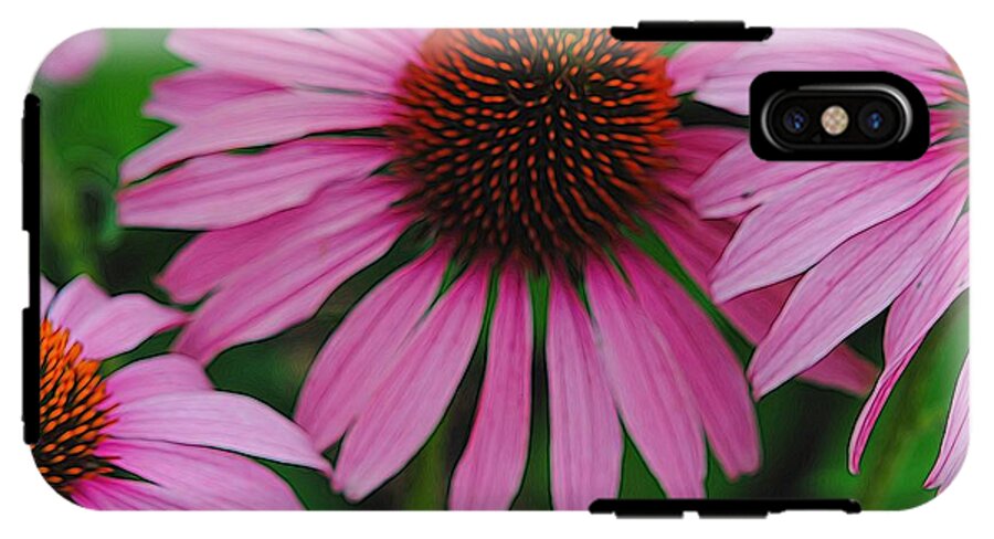 Purple Cone Flowers - Phone Case