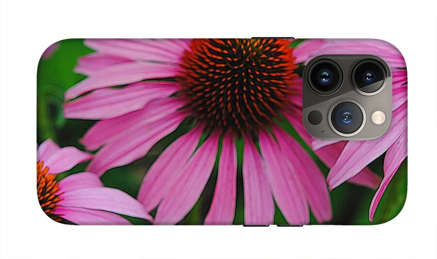 Purple Cone Flowers - Phone Case