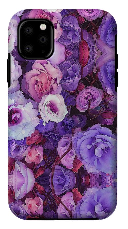 Purple Flower Kaleidoscope - Phone Case
