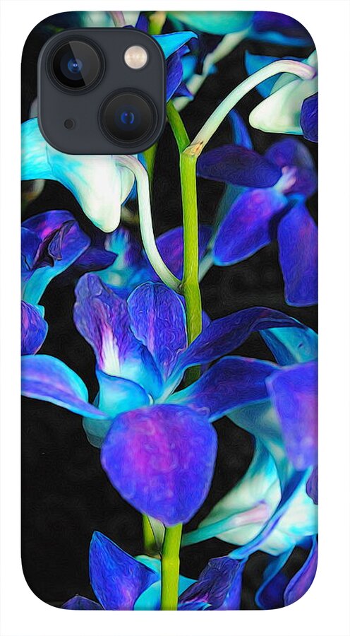 Purple Orchid Vines - Phone Case
