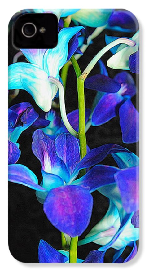 Purple Orchid Vines - Phone Case