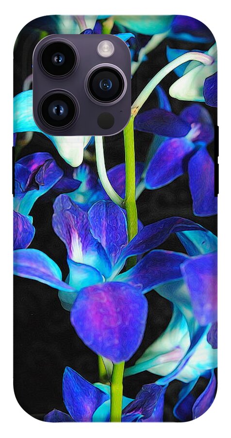 Purple Orchid Vines - Phone Case