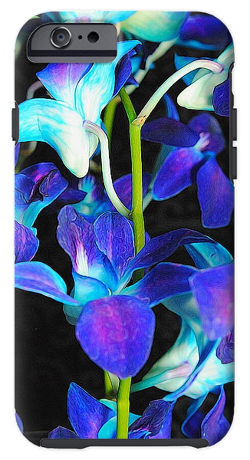 Purple Orchid Vines - Phone Case