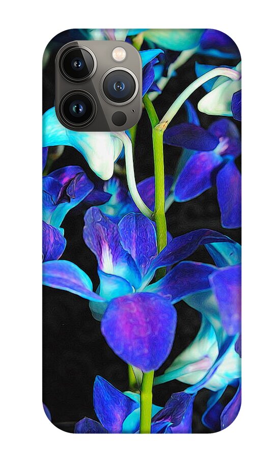 Purple Orchid Vines - Phone Case