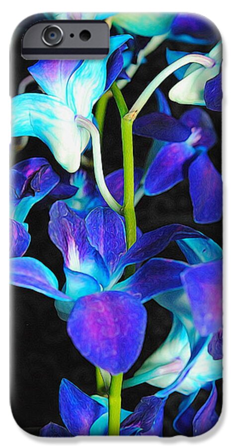 Purple Orchid Vines - Phone Case
