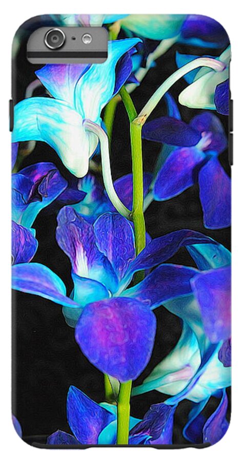 Purple Orchid Vines - Phone Case
