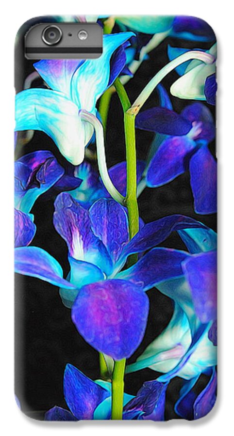 Purple Orchid Vines - Phone Case