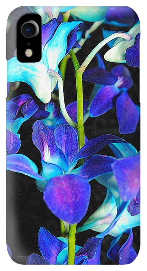 Purple Orchid Vines - Phone Case