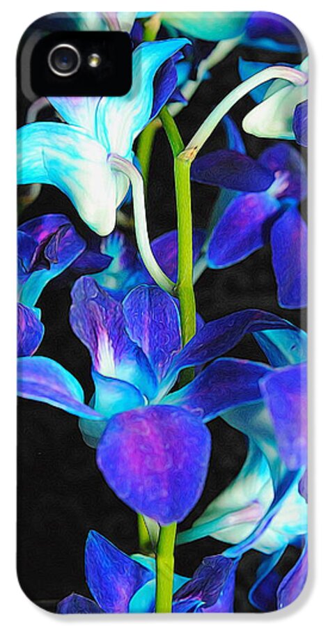 Purple Orchid Vines - Phone Case