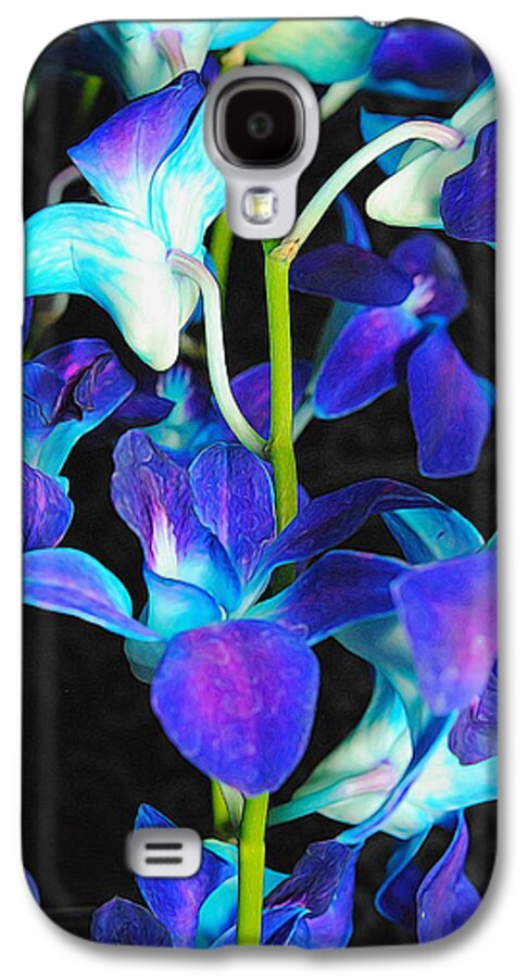 Purple Orchid Vines - Phone Case