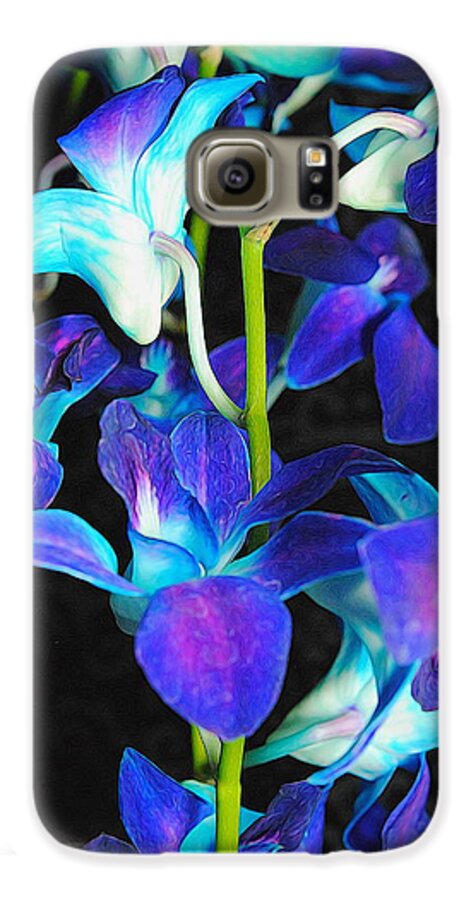 Purple Orchid Vines - Phone Case
